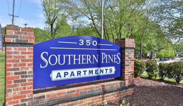 exterior at Southern Pines located in Spartanburg, SC